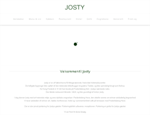Tablet Screenshot of josty.dk